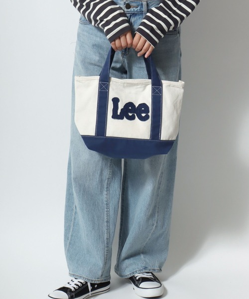 Lee トートバッグ 2025AW Lee/リー パッチワーク デニムロゴ