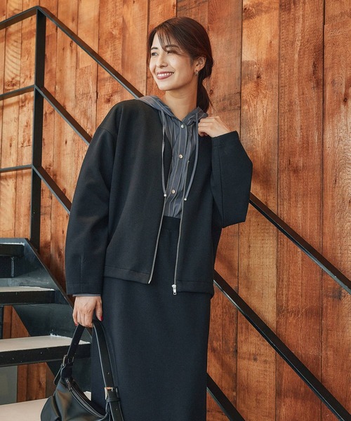 FOUND GOOD ブルゾン アウター ダンボールZIPブルゾン レディース