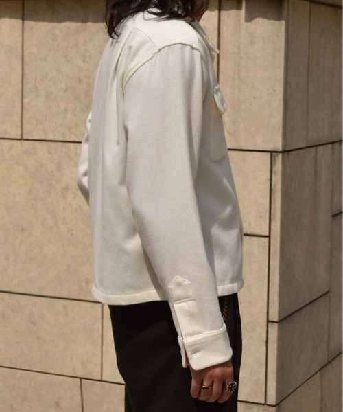 Noen（ノエン） シャツ ウールオープンカラーシャツ メンズ : ZOZOTOWN