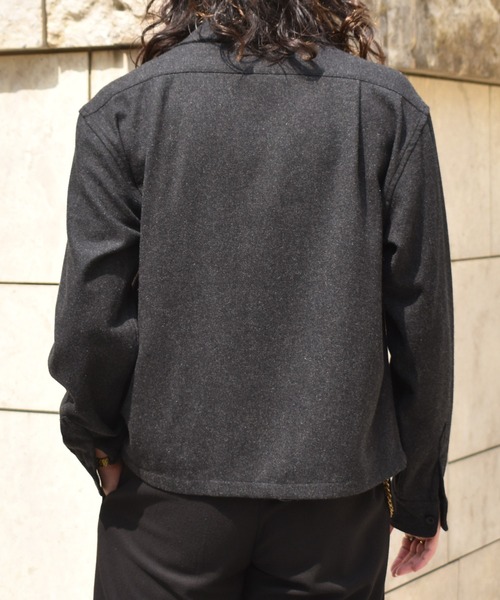 Noen（ノエン） シャツ ウールオープンカラーシャツ メンズ : ZOZOTOWN