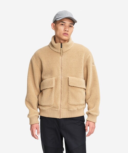 AIGLE（エーグル） ブルゾン アウター ジップアップシェルパフリース