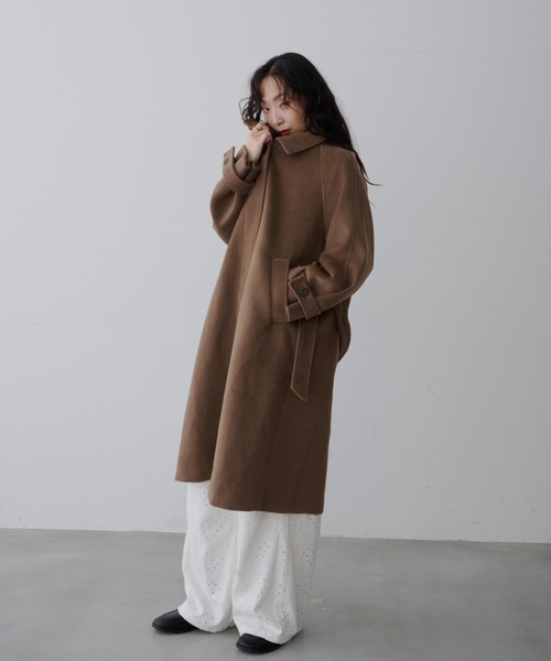 ロングコート未使用 NUJOH ステンカラーコート コート Long Over Coat / ロングオーバー