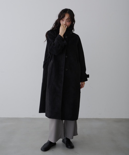 NUJOH ステンカラーコート コート Long Over Coat / ロングオーバー