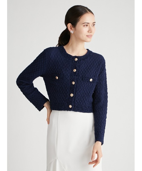 CELFORD（セルフォード） ノーカラージャケット 38 ピンク レディース