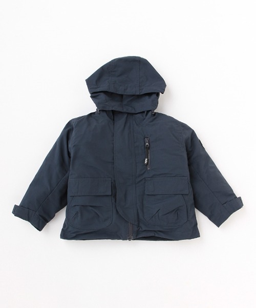 「X-girl Stages」 「KIDS」マウンテンパーカー 90cm ネイビー キッズ_画像5