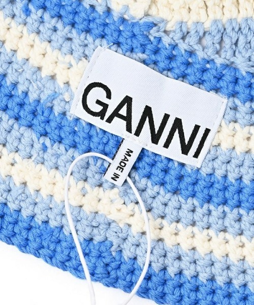 GANNI（ガニー） 帽子 ハット レディース 「GANNI」クロシェバケット