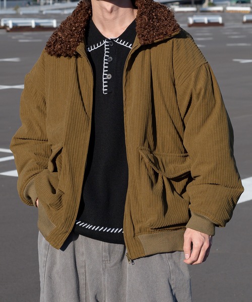 Perushu ブルゾン LARGE マスタード メンズ : ZOZOTOWN Yahoo!店