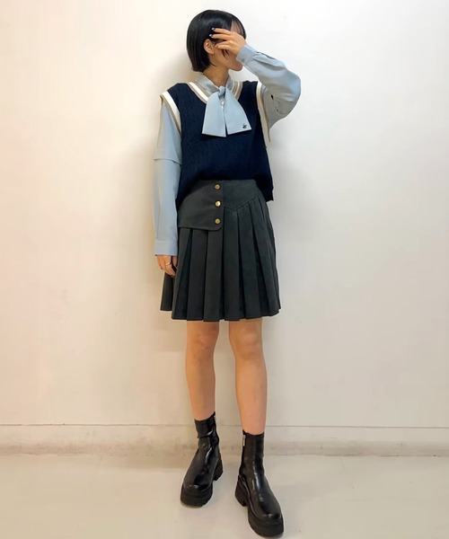 スカート インバーテッドプリーツスカート : ZOZOTOWN Yahoo!店 - 通販