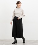 パンツ ガウチョパンツ レディースの詳細画像2