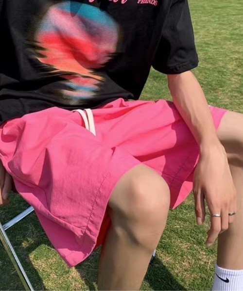 「link lot」 ショートパンツ M ピンク メンズ_画像4
