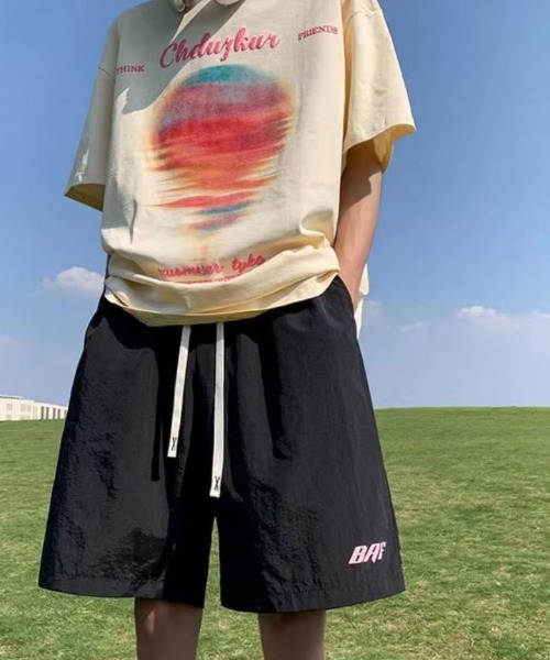 「link lot」 ショートパンツ M ピンク メンズ_画像5