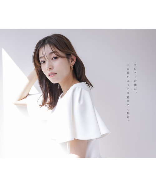 「Emilyan」 半袖カットソー M ネイビー レディース_画像2