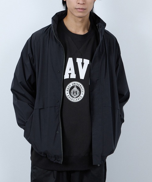 ジャケット・アウター r NAVY ブルゾン アウター NAVY SOLOTEX(R) 裏メッシュスタンド