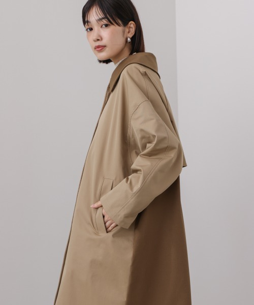 美品 Paradisole レインコート トレンチコート クリームベージュ 美品 Paradisole レインコート トレンチコート クリームベージュ