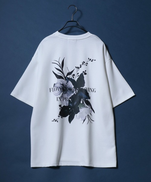 「ANPAS」 「suggestion」半袖Tシャツ L ホワイト メンズ_画像6