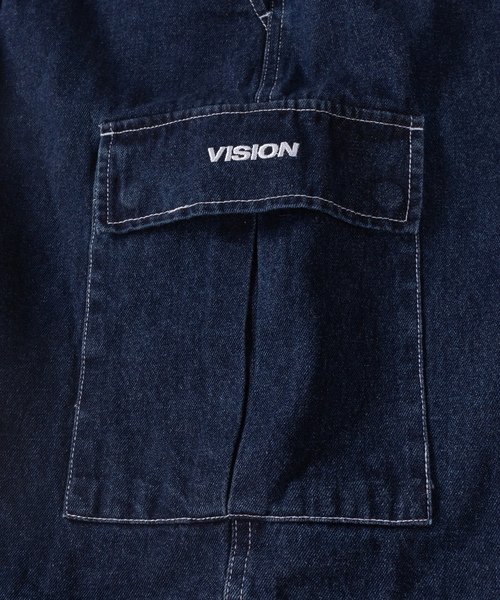 「VISION STREET WEAR」 ハーフパンツ X-LARGE グレー メンズ_画像7