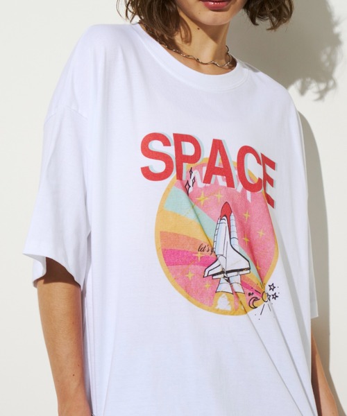 「Unitage」 半袖Tシャツ FREE ホワイト レディース_画像2