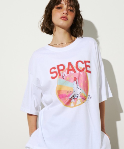 「Unitage」 半袖Tシャツ FREE ホワイト レディース_画像5