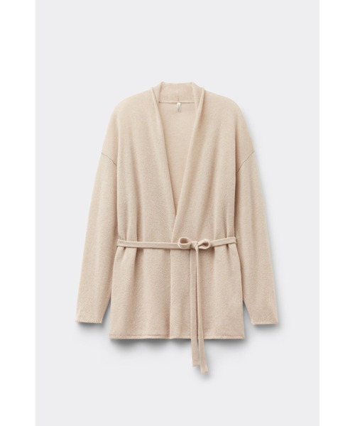 カーディガン CARDIGAN CON CINTURA 100% CASHMERE レディースの画像