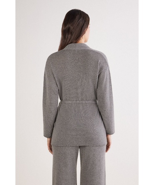 カーディガン CARDIGAN CON CINTURA 100% CASHMERE レディースの画像