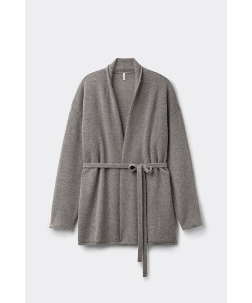 カーディガン CARDIGAN CON CINTURA 100% CASHMERE レディースの画像