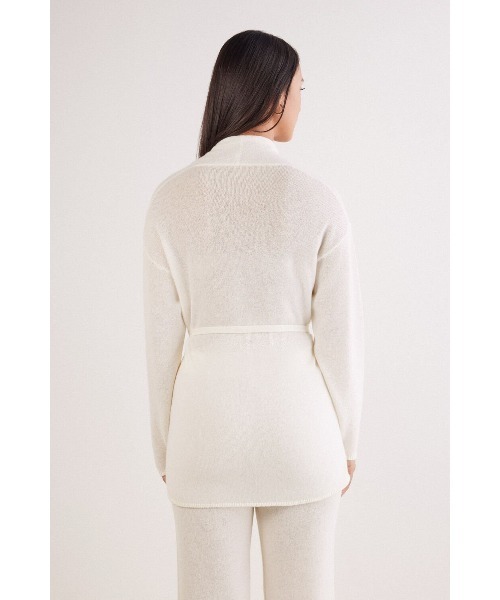 カーディガン CARDIGAN CON CINTURA 100% CASHMERE レディースの画像