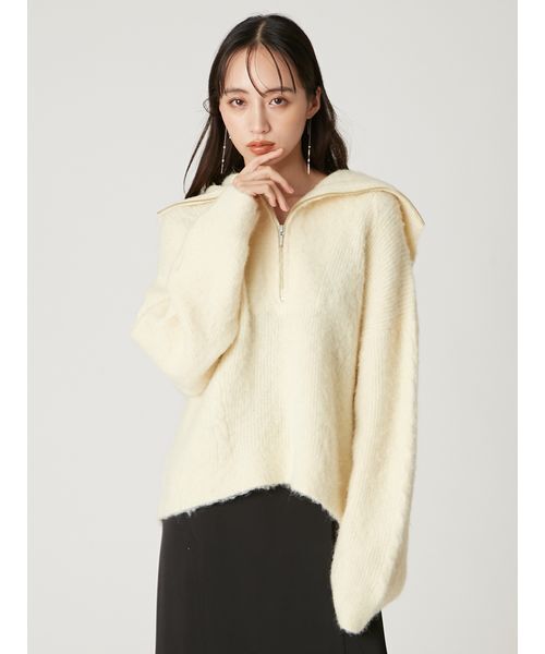 FRAY I.D（フレイ・アイディー） ニット セーター アルパカシャギー