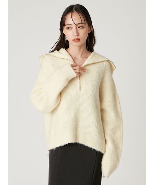 FRAY I.D（フレイ・アイディー） ニット セーター アルパカシャギー