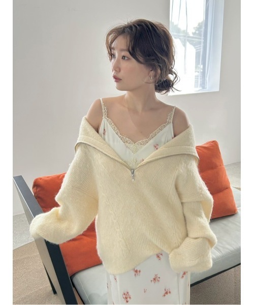 FRAY I.D（フレイ・アイディー） ニット セーター アルパカシャギー