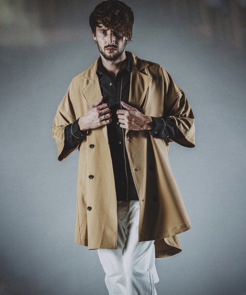 NO ID.（ノーアイディー） トレンチコート ONE SIZE ベージュ メンズ