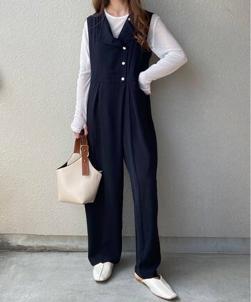 「FILLOU」 オールインワン MEDIUM グレイッシュベージュ レディース_画像2