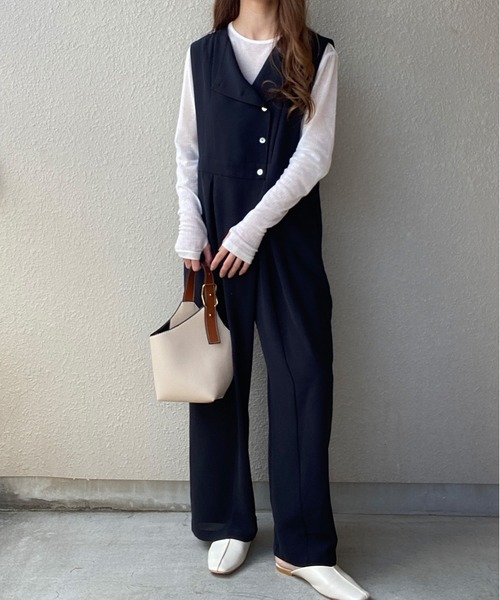 「FILLOU」 オールインワン MEDIUM グレイッシュベージュ レディース_画像3