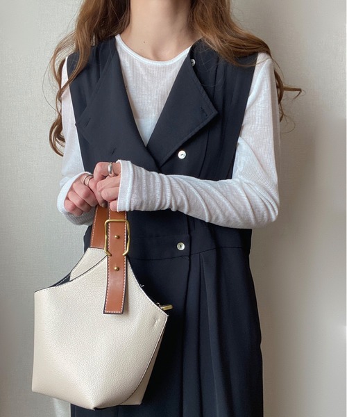 「FILLOU」 オールインワン MEDIUM グレイッシュベージュ レディース_画像6