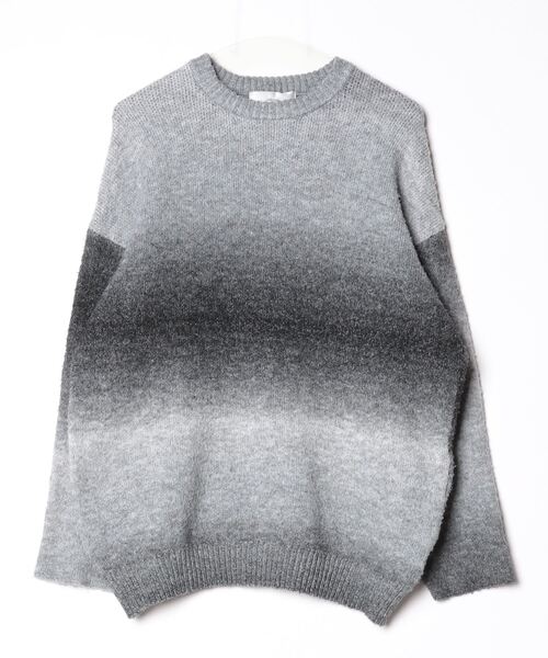 ADRER（アドラー） 長袖ニット X-SMALL グレー メンズ : ZOZOTOWN