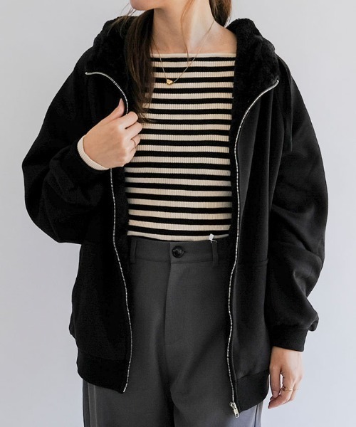 パーカー 極暖裏ボアパーカー レディース : ZOZOTOWN Yahoo!店 - 通販