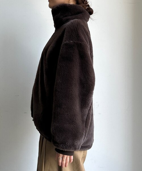 DouDou（ドゥドゥ） コート アウター 「WEB限定」フェイクミンク