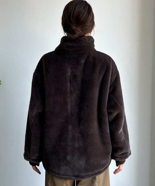 DouDou（ドゥドゥ） コート アウター 「WEB限定」フェイクミンク