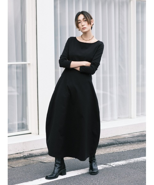 「styling/」 長袖ワンピース 0 グレー レディース_画像4