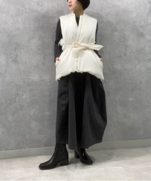 「styling/」 長袖ワンピース 0 グレー レディース_画像5