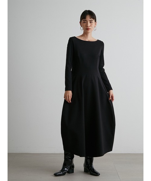 「styling/」 長袖ワンピース 0 グレー レディース_画像9