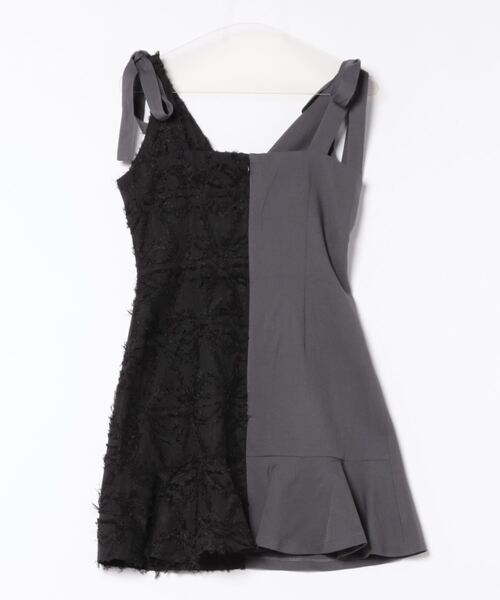 「CALNAMUR」 キャミソールワンピース MEDIUM グレー レディース_画像2