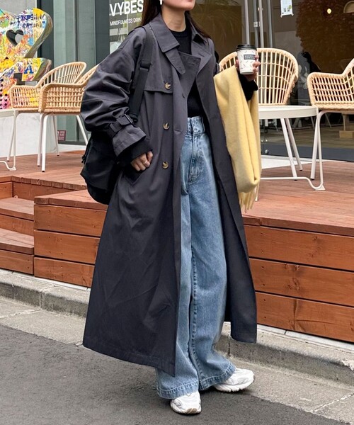 fredy emue 袖ボリュームトレンチコート38 フレディーエミュ fredy emue（フレディエミュ）の「袖ボリュームトレンチコート