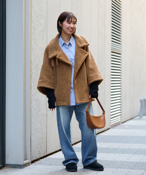 FRAMeWORK（フレームワーク） ポンチョ FREE キャメル レディース