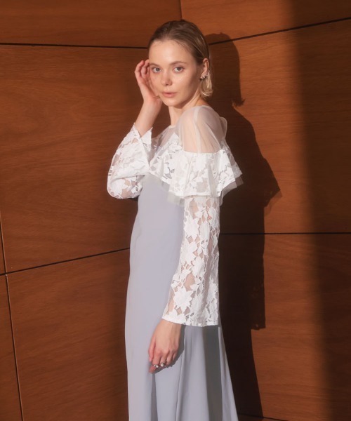 DONOBAN（ドノバン） ドレス 「ANDRESD」lace raffle dress 結婚式