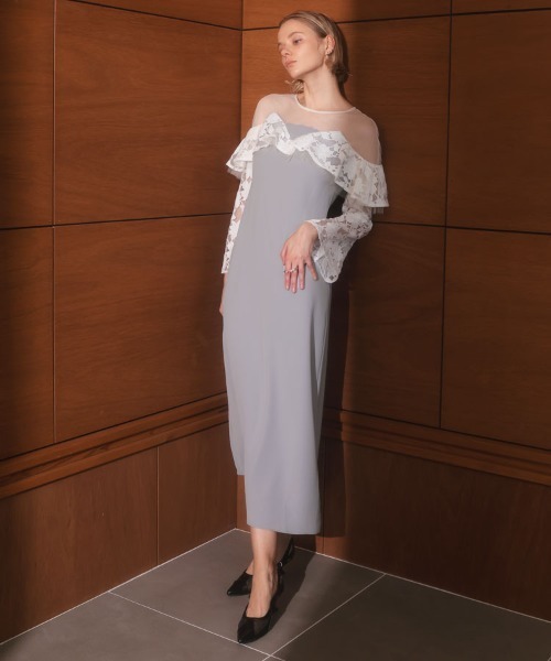 DONOBAN（ドノバン） ドレス 「ANDRESD」lace raffle dress 結婚式