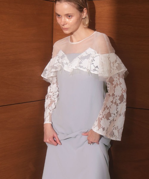 DONOBAN（ドノバン） ドレス 「ANDRESD」lace raffle dress 結婚式