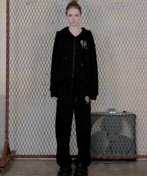 MUCENT（ムセント） パーカー 「UNISEX」MUCENT／レオパード フードZIP