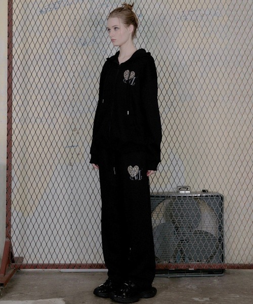 MUCENT（ムセント） パーカー 「UNISEX」MUCENT／レオパード フードZIP