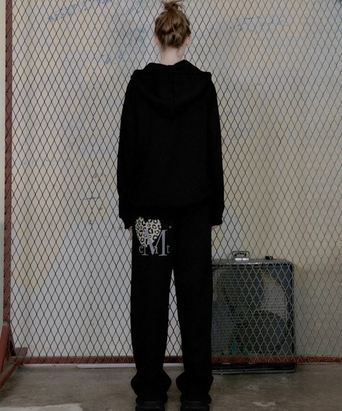 MUCENT（ムセント） パーカー 「UNISEX」MUCENT／レオパード フードZIP