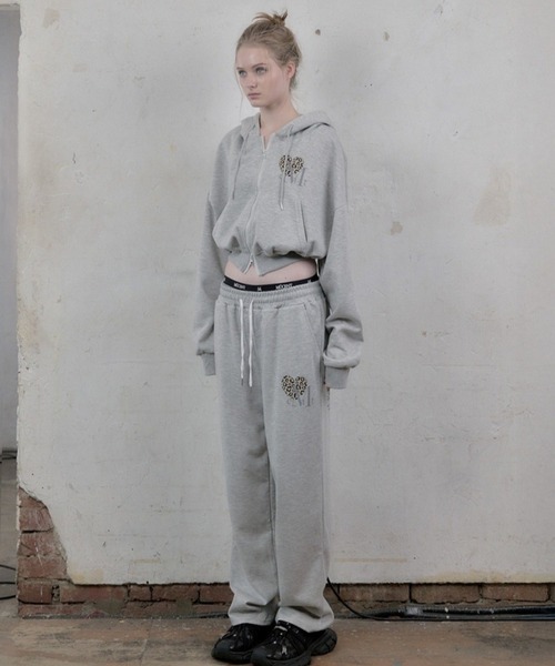 MUCENT（ムセント） パーカー 「UNISEX」MUCENT／レオパード フードZIP